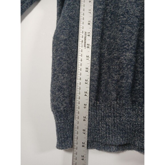 Urban Pipeline Sweater Men’s Large Blue with Red And Green Bands Casual Grunge - Picture 6 of 6